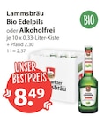 Bio Edelpils oder Alkoholfrei von Lammsbräu im aktuellen V-Markt Prospekt für 8,49 €