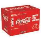 Le pack de 6 boîtes - Coca Cola en promo chez U Express Saint-Étienne à 6,08 €