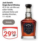 Aktuelles Single Barrel Whiskey Angebot bei GLOBUS in Oberursel (Taunus) ab 29,99 €