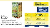 Tequila im Angebot bei METRO in Rodgau Tequila Angebote von Salitos bei METRO Rodgau für 4,52 €