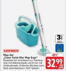 Mop-Set Clean Twist Disc Mop Ergo im Angebot bei E center in Mannheim Mop-Set Clean Twist Disc Mop Ergo Angebote von LEIFHEIT bei E center Mannheim für 32,99 €