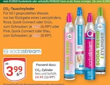 CO₂-Tauschzylinder Rosa, Quick Connect oder Grün im Angebot bei GLOBUS in Viersen CO₂-Tauschzylinder Rosa, Quick Connect oder Grün Angebote von Sodastream bei GLOBUS Viersen für 3,99 €