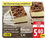 Zupfkuchen-Schnitten Angebote bei EDEKA Singen für 5,40 €