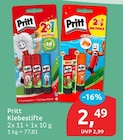 Klebestifte von Pritt für 2,49 € bei budni im Angebot Klebestifte von Pritt im aktuellen budni Prospekt