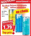 Boisson énergisante édition saisonnière - RED BULL - Norma à Mulhouse Boisson énergisante édition saisonnière - RED BULL en promo chez Norma Mulhouse à 1,79 €