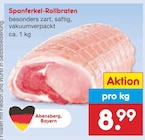 Aktuelle Rollbraten Angebote bei Netto Marken-Discount in Ingolstadt Aktuelles Spanferkel-Rollbraten Angebot bei Netto Marken-Discount in Ingolstadt ab 8,99 €