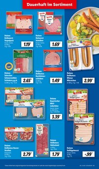 Wurst im aktuellen Lidl Prospekt (Herne) Wurst im Lidl Prospekt "LIDL LOHNT SICH" mit 63 Seiten (Herne)
