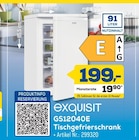 Aktuelle Gefriertruhe Angebote bei EURONICS in Hagen (Stadt der FernUniversität) Aktuelles GS12040E Tischgefrierschrank Angebot bei EURONICS in Hagen (Stadt der FernUniversität) ab 199,00 €