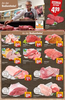Rindfleisch im aktuellen REWE Prospekt (Kiel) Rindfleisch im REWE Prospekt "Dein Markt" mit 40 Seiten (Kiel)