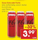 Coca-Cola Angebote von Coca-Cola bei Netto Marken-Discount Bergisch Gladbach für 3,99 €