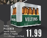 Pilsener im Angebot bei E center in Gelsenkirchen Pilsener Angebote von Veltins bei E center Gelsenkirchen für 11,99 €