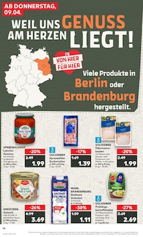 Braten im Kaufland Prospekt "Aktuelle Angebote" mit 58 Seiten (Cottbus)