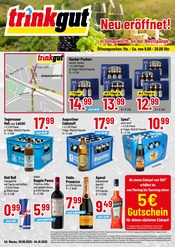 Aktueller Trinkgut Getränkemärkte Prospekt in Buttenwiesen und Umgebung, "Neueröffnung!" mit 4 Seiten, 29.09.2025 - 04.10.2025