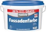Fassadenfarbe von Primaster im aktuellen Globus-Baumarkt Prospekt