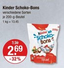 Schoko-Bons von Kinder im aktuellen V-Markt Prospekt für 2,69 €