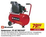 Aktuelles Kompressor TC-AC 190/24/8 Angebot bei toom Baumarkt in Düren ab 79,99 €