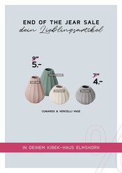 Aktueller Kibek Prospekt mit Blumen, "END OF THE YEAR SALE", Seite 17