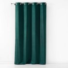 Rideau œillets Sultane suède emeraude 140x240cm - Maxi Bazar à Saint-Ouen Rideau œillets Sultane suède emeraude 140x240cm en promo chez Maxi Bazar Saint-Ouen à 5,99 €