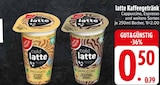 latte Kaffeegetränk Angebote von cold bei EDEKA Landshut für 0,50 €