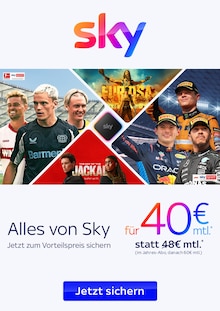 Aktueller Sky Prospekt "Alles von Sky" Seite 1 von 1 Seiten