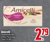 Waffelröllchen Angebote von Amicelli bei EDEKA Ravensburg für 2,79 €