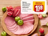 Aktuelle Wurst Angebote bei REWE in Duisburg Aktuelles Westfälischer Dauerwurst-Aufschnitt Angebot bei REWE in Duisburg ab 1,59 €
