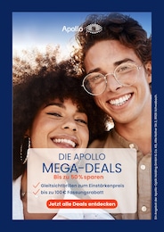 Apollo Optik Prospekt für Bad Homburg mit 8 Seiten Apollo Optik Prospekt für Bad Homburg: "DIE APOLLO MEGA-DEALS", 8 Seiten, 03.09.2026 - 14.10.2026