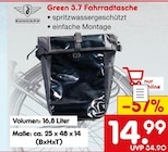 Green 3.7 Fahrradtasche von Zündapp im aktuellen Netto Marken-Discount Prospekt für 14,99 €