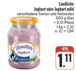 Joghurt mild bei nah und gut im Prospekt "" für 1,11 €
