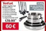 Ingenio Set im Angebot bei Woolworth in Mannheim Ingenio Set Angebote von Tefal bei Woolworth Mannheim für 60,00 €