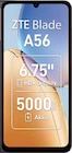 Blade A56 Celestial Black / Floating Gold im Angebot bei MEDIMAX in Hilden Blade A56 Celestial Black / Floating Gold Angebote von ZTE bei MEDIMAX Hilden für 84,99 €