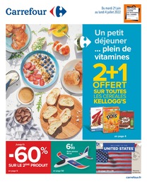 Carrefour Catalogue "Un petit déjeuner... plein de vitamines", 52 pages, Toulon, 21/06/2022 - 04/07/2022 Carrefour Catalogue "Un petit déjeuner... plein de vitamines", 52 pages, Toulon, 21/06/2022 - 04/07/2022