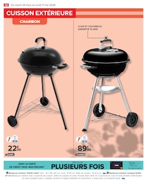 Offre Weber dans le catalogue Carrefour du moment à la page 42