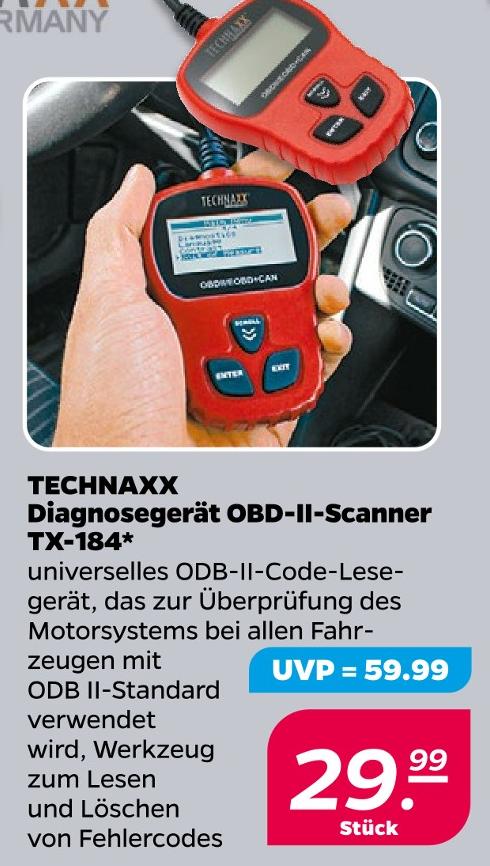 Diagnosegerät OBD-II-Scanner TX-184