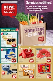 REWE Discounter Prospekt der aktuellen Woche mit 28 Seiten, gültig von 15.12.2025 bis 20.12.2025, in Bad Laer und Umgebung Aktueller REWE Discounter Prospekt in Bad Laer und Umgebung, "Dein Markt" mit 28 Seiten, 15.12.2025 - 20.12.2025