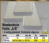 Rhombusleiste Fichte „A/B“ bei Hornbach im Münster Prospekt für 5,81 €