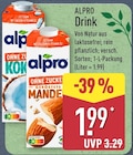 Aktuelles Ohne Zucker Kokos Drink Angebot bei ALDI Nord in Lübeck ab 1,99 €