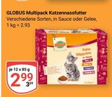 Multipack Katzennassfutter im Angebot bei GLOBUS in Bruchsal Multipack Katzennassfutter Angebote von GLOBUS bei GLOBUS Bruchsal für 2,99 €