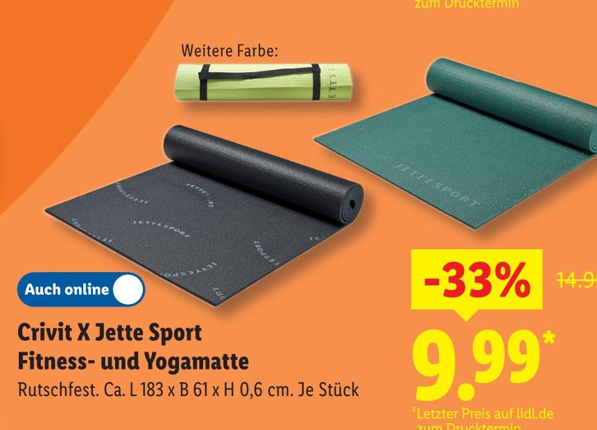 Fitness- und Yogamatte