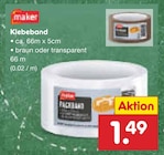 Netto Marken-Discount Schorndorf - Klebeband Angebot im Prospekt Klebeband bei Netto Marken-Discount im Schorndorf Prospekt für 1,49 €