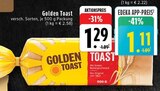 Aktuelles Golden Toast Angebot bei E center in Mönchengladbach ab 1,11 €