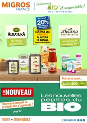Catalogue Supermarchés Migros France en cours à Arthaz-Pont-Notre-Dame et alentours, "Consommez BIO et responsable", 12 pages, 21/05/2024 - 26/05/2024