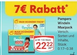 Windeln Maxipack Angebote von Pampers bei GLOBUS Willich für 22,22 €