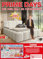Aktueller Möbelzentrum Pforzheim Prospekt mit Boxspringbett, "PRIME DAYS", Seite 1