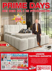 Bett im aktuellen Möbelzentrum Pforzheim Prospekt (Pforzheim) Bett im Möbelzentrum Pforzheim Prospekt "PRIME DAYS" mit 8 Seiten (Pforzheim)