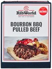 Bourbon BBQ Pulled Beef im Angebot bei REWE in Weiden Bourbon BBQ Pulled Beef Angebote von RibWorld bei REWE Weiden für 5,99 €