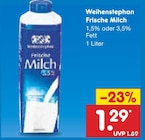 Frische Milch im Angebot bei Netto Marken-Discount in Marl Frische Milch Angebote von Weihenstephan bei Netto Marken-Discount Marl für 1,29 €