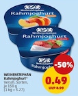 Rahmjoghurt Erdbeere von Weihenstephan im aktuellen Penny Prospekt für 0,49 €