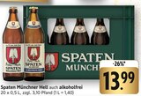 Münchner Hell im Angebot bei E center in Rodgau Münchner Hell Angebote von Spaten bei E center Rodgau für 13,99 €
