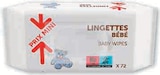 Promo Lingettes Bébé Prix Mini à 0,73 € dans le catalogue U Express à Bavilliers